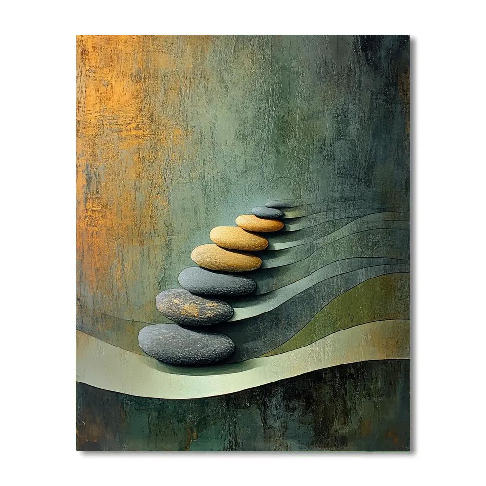 Max Ernst Inspired Whispering Stones paint by number