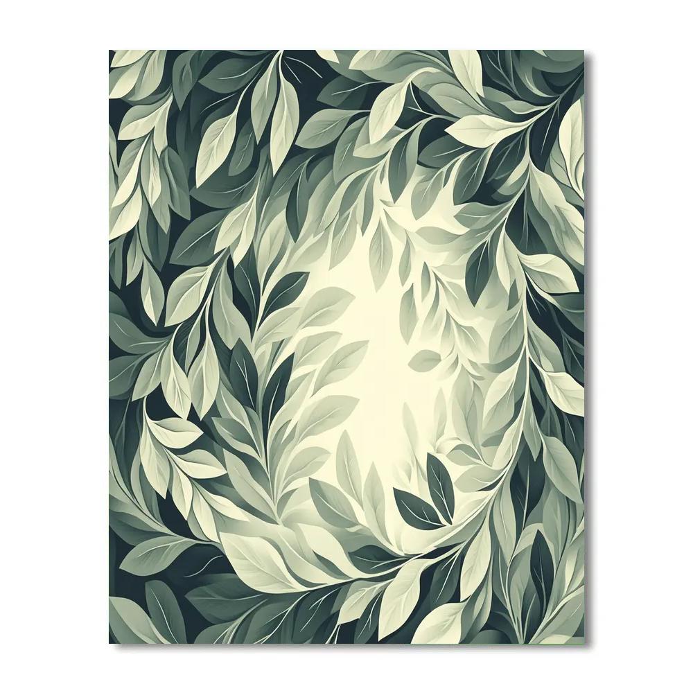 M.C. Escher Inspired Celestial Mobius Garden Paint by numbers art