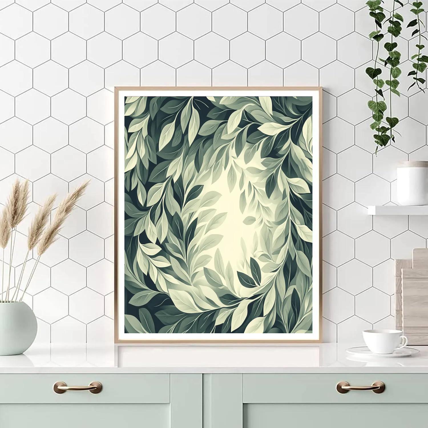 M.C. Escher Inspired Celestial Mobius Garden Paint by numbers art