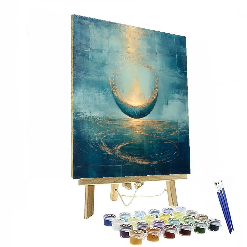 Max Ernst Inspired Aurora Chrysalis DIY paint by numbers