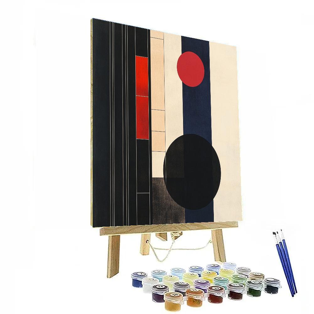 Kazimir Malevich Inspired Silent Construct Numbered painting kits
