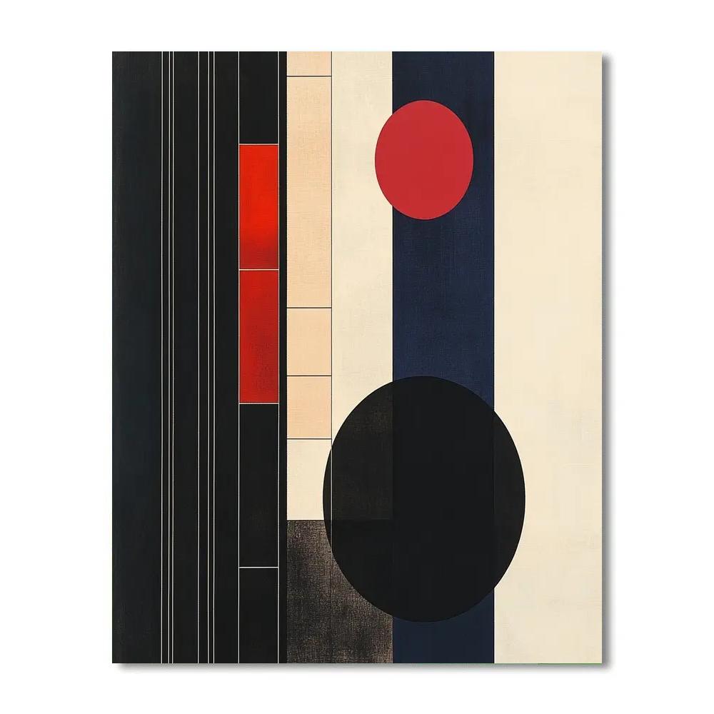 Kazimir Malevich Inspired Silent Construct Numbered painting kits
