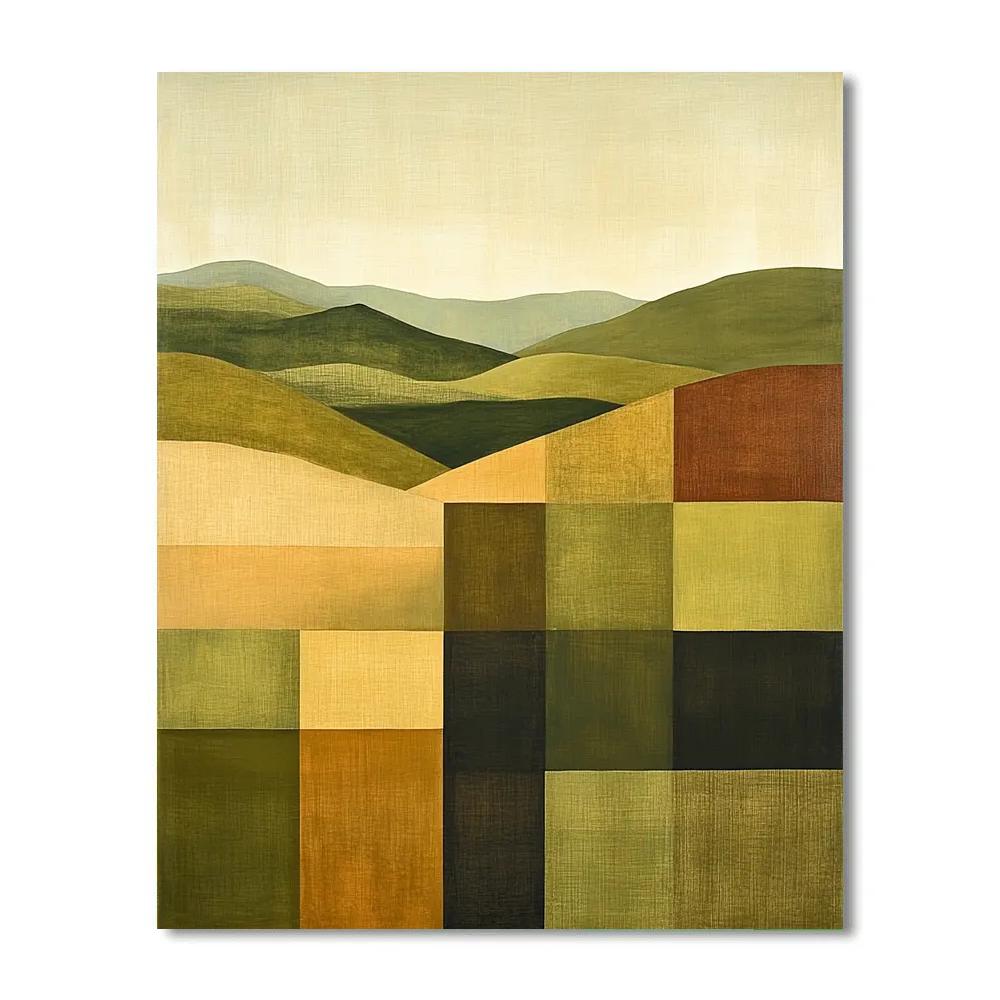 Mark Rothko Inspired Earthen Respite painting number kit