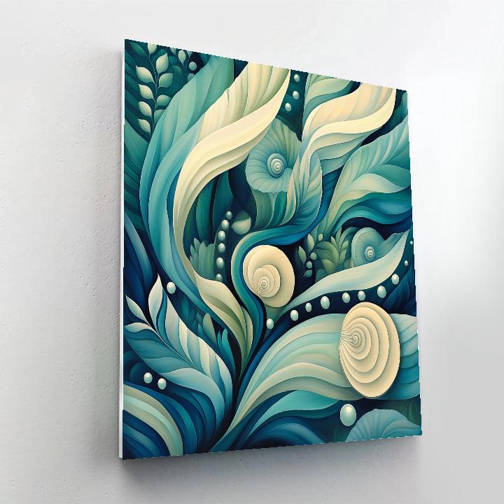 Alphonse Mucha Inspired Oceanweed Symphony Paint by numbers kits