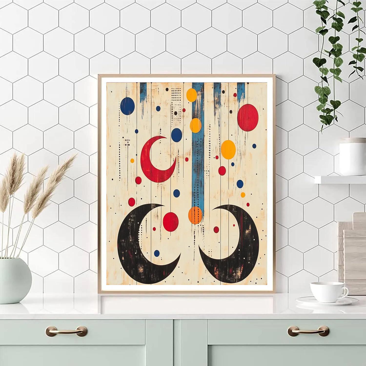 Joan Miró Inspired Lunar Melody painting number kit