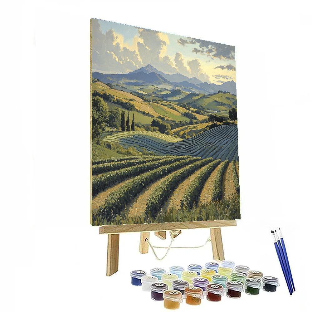Paul Cézanne Inspired Mountain Harmony Painting by numbers kit
