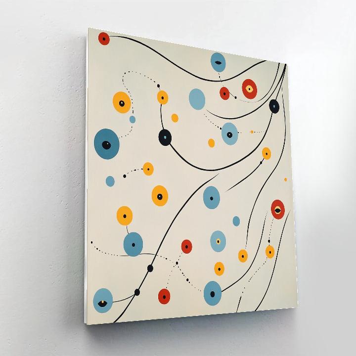 Joan Miró Inspired Silent Constellation paint by number