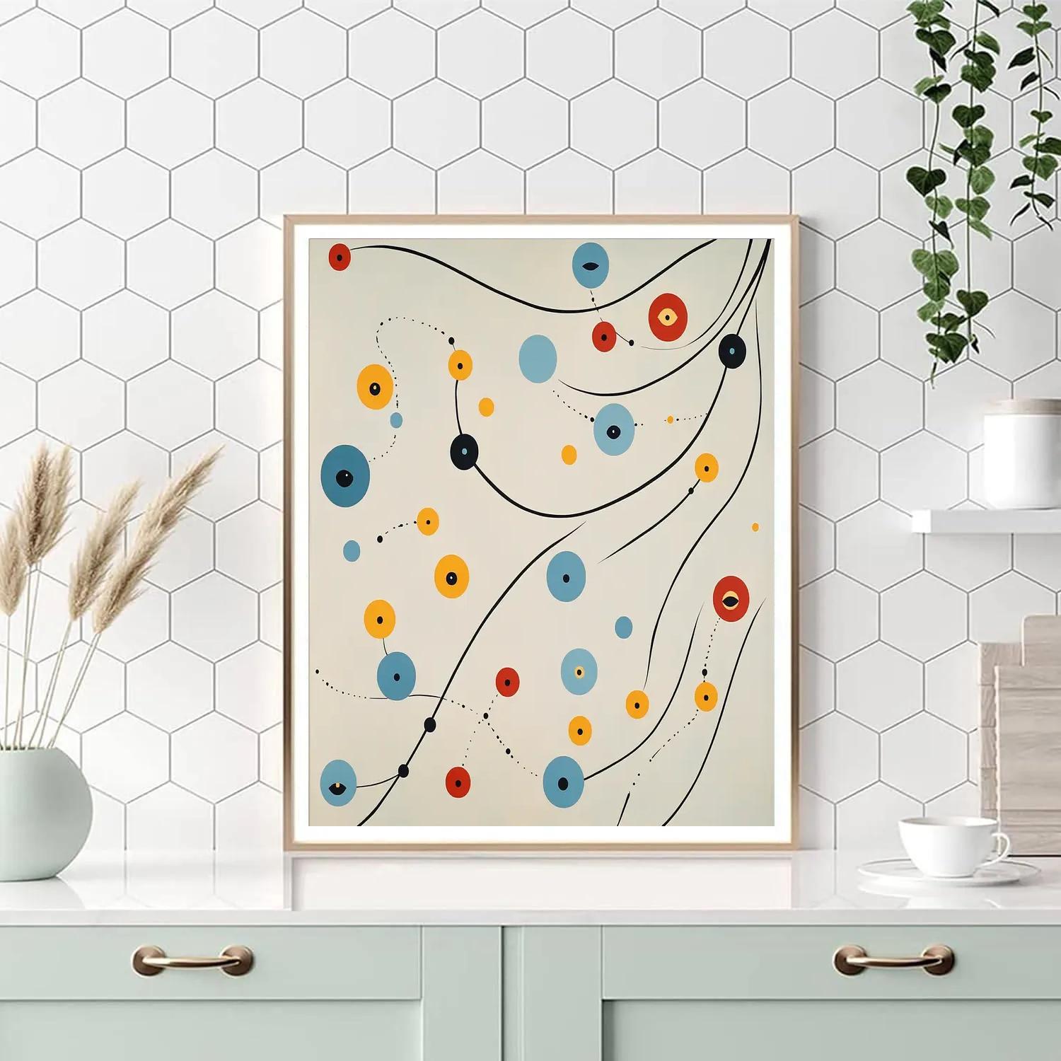 Joan Miró Inspired Silent Constellation paint by number