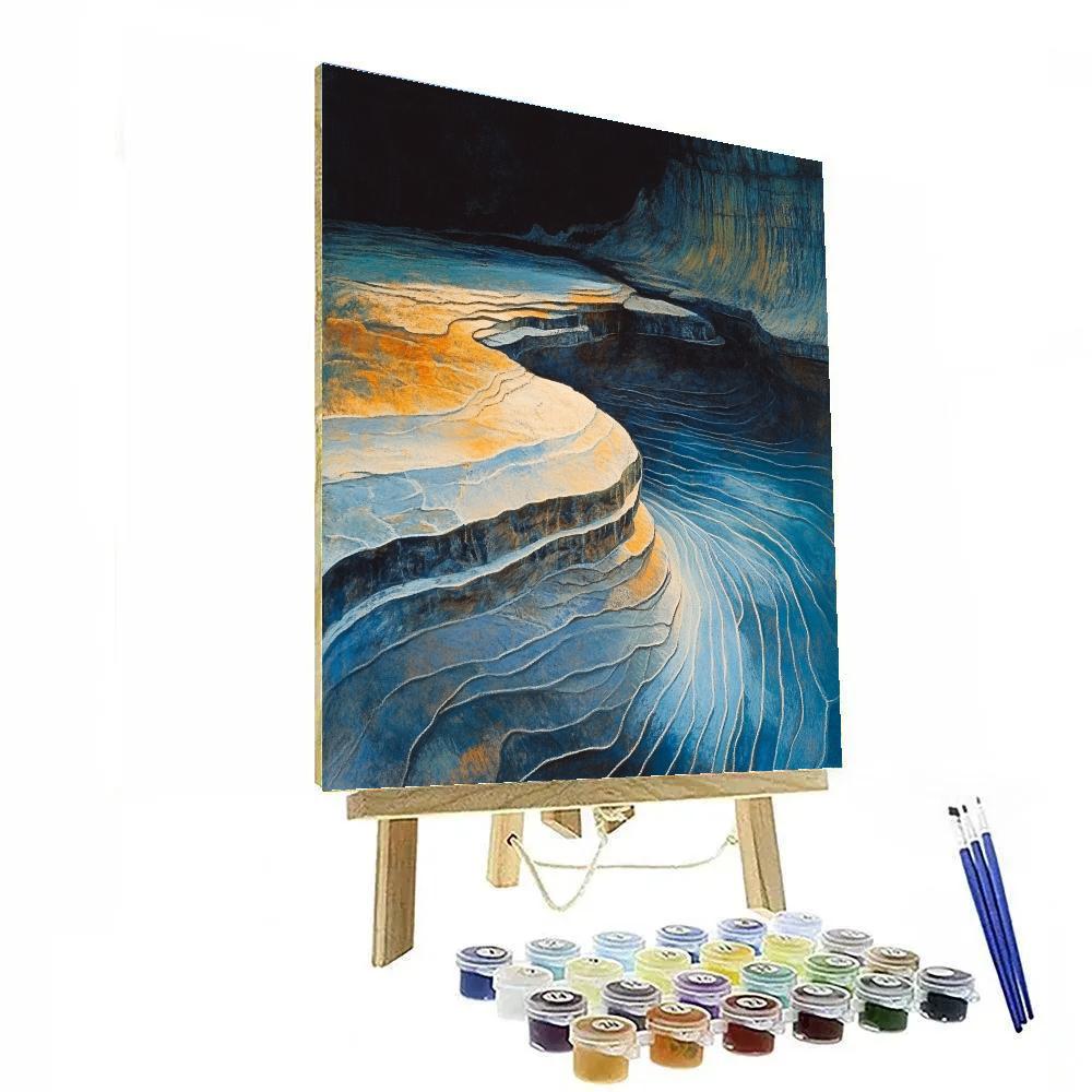 Edgar Degas Inspired Riverstone Patterns painting number kit