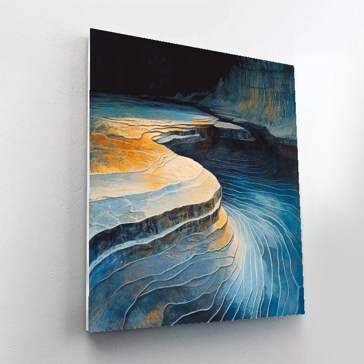 Edgar Degas Inspired Riverstone Patterns painting number kit