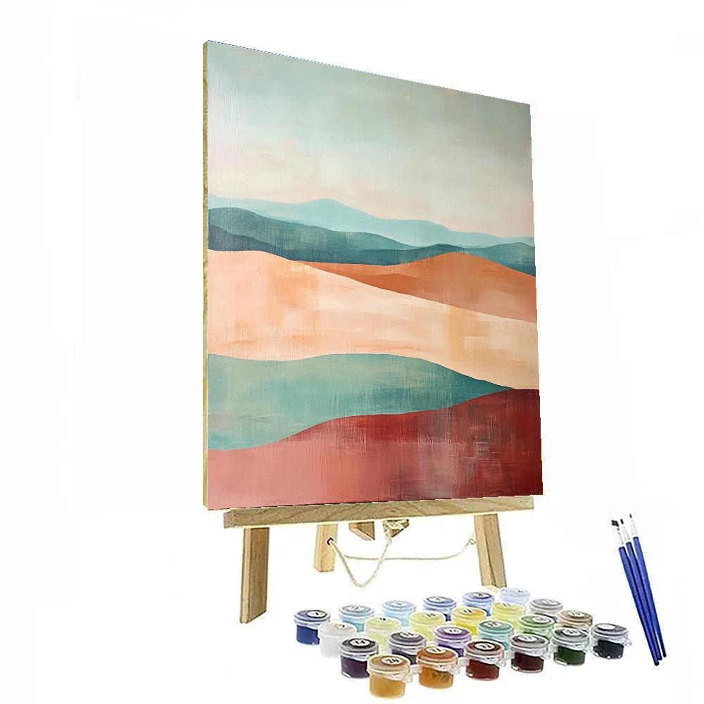 Paul Klee Inspired Desert Lullaby DIY paint by numbers