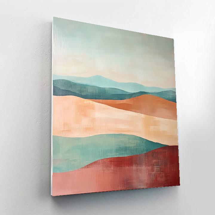 Paul Klee Inspired Desert Lullaby DIY paint by numbers