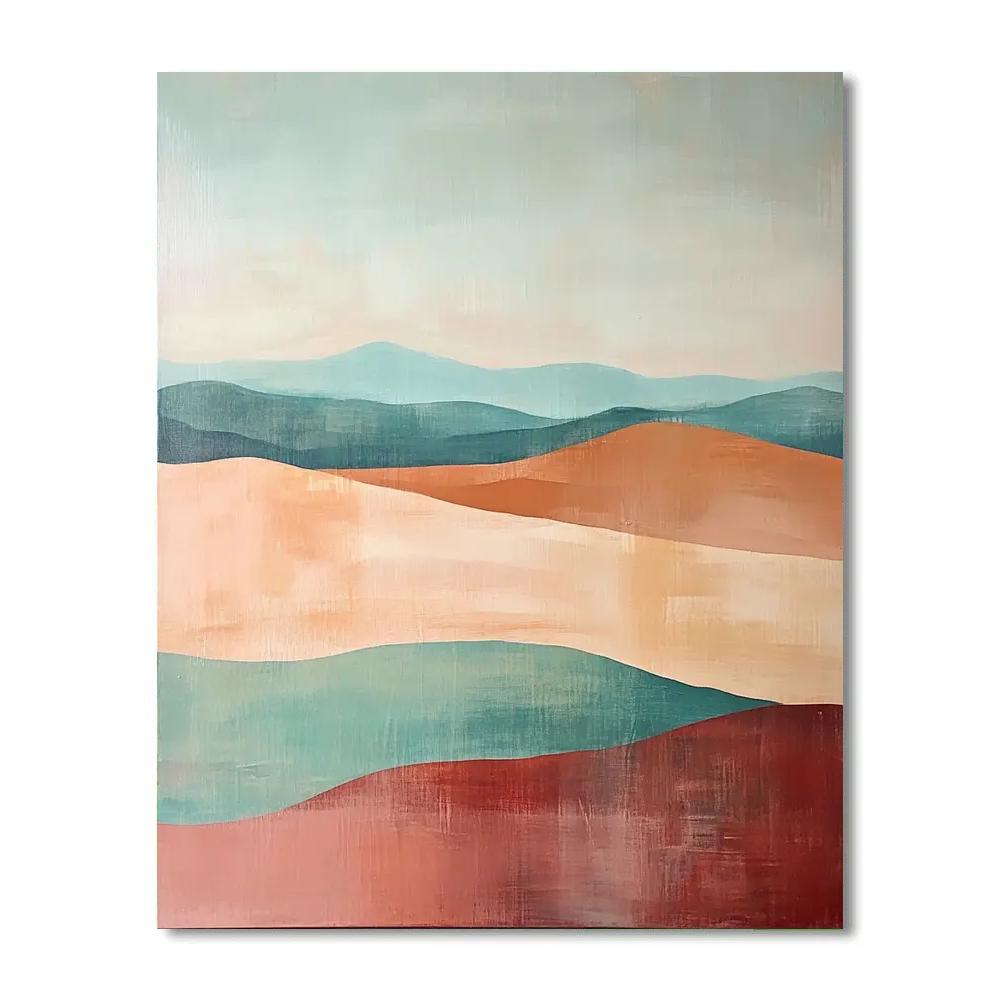 Paul Klee Inspired Desert Lullaby DIY paint by numbers