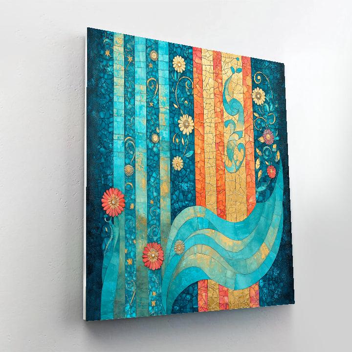 Gustav Klimt Inspired Aurora Mosaic Paint by numbers kits