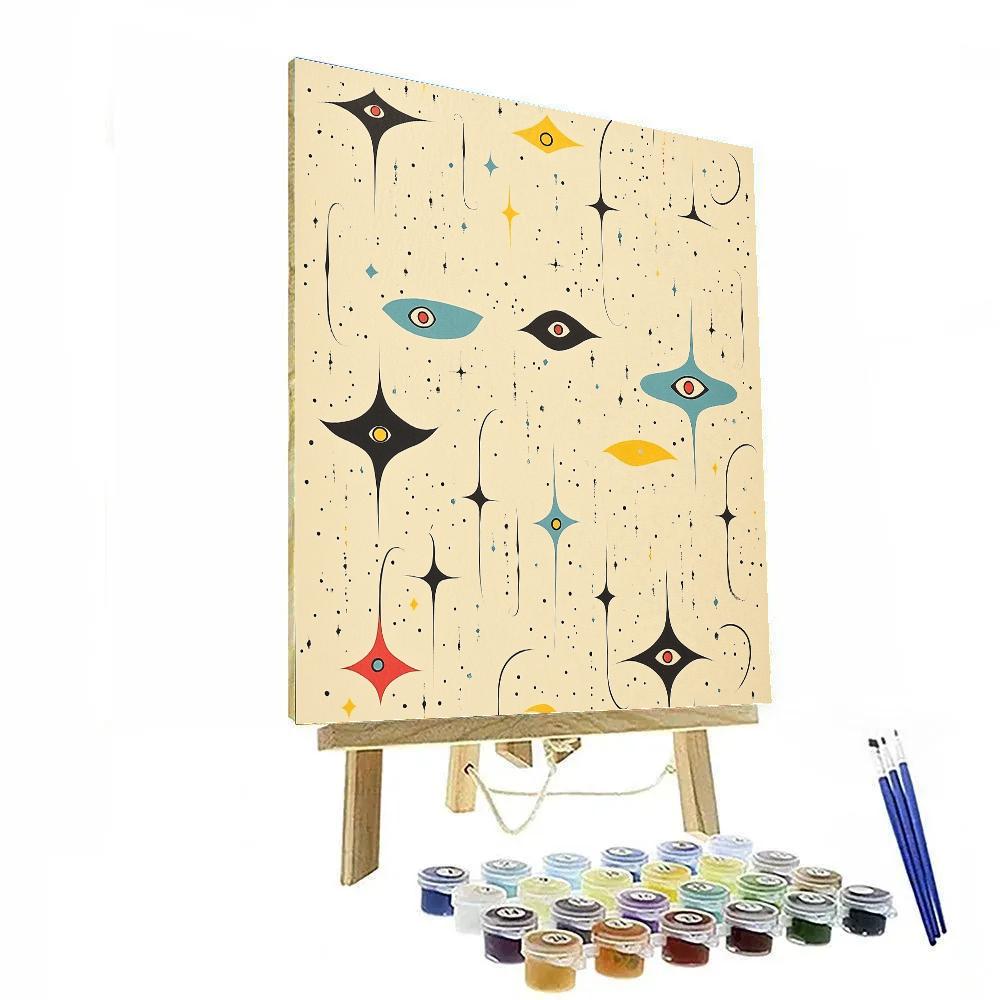 Joan Miró Inspired Dream Particle Suite Paint by numbers kits