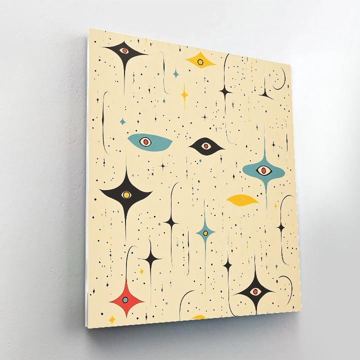 Joan Miró Inspired Dream Particle Suite Paint by numbers kits