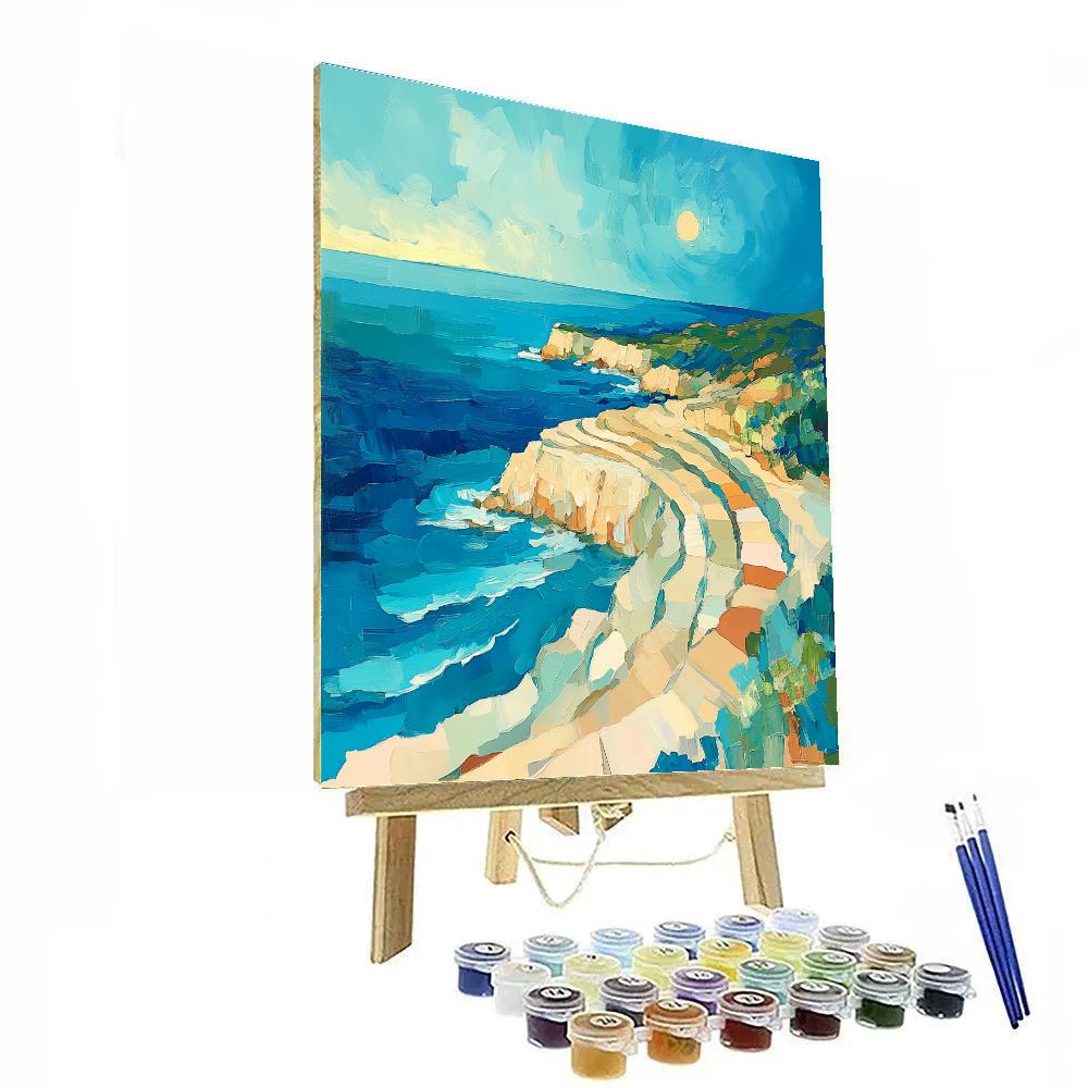 Paul Cézanne Inspired Coastal Breeze Study paint by number