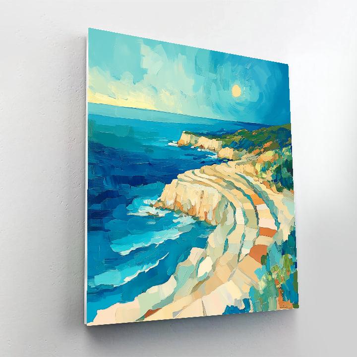 Paul Cézanne Inspired Coastal Breeze Study paint by number