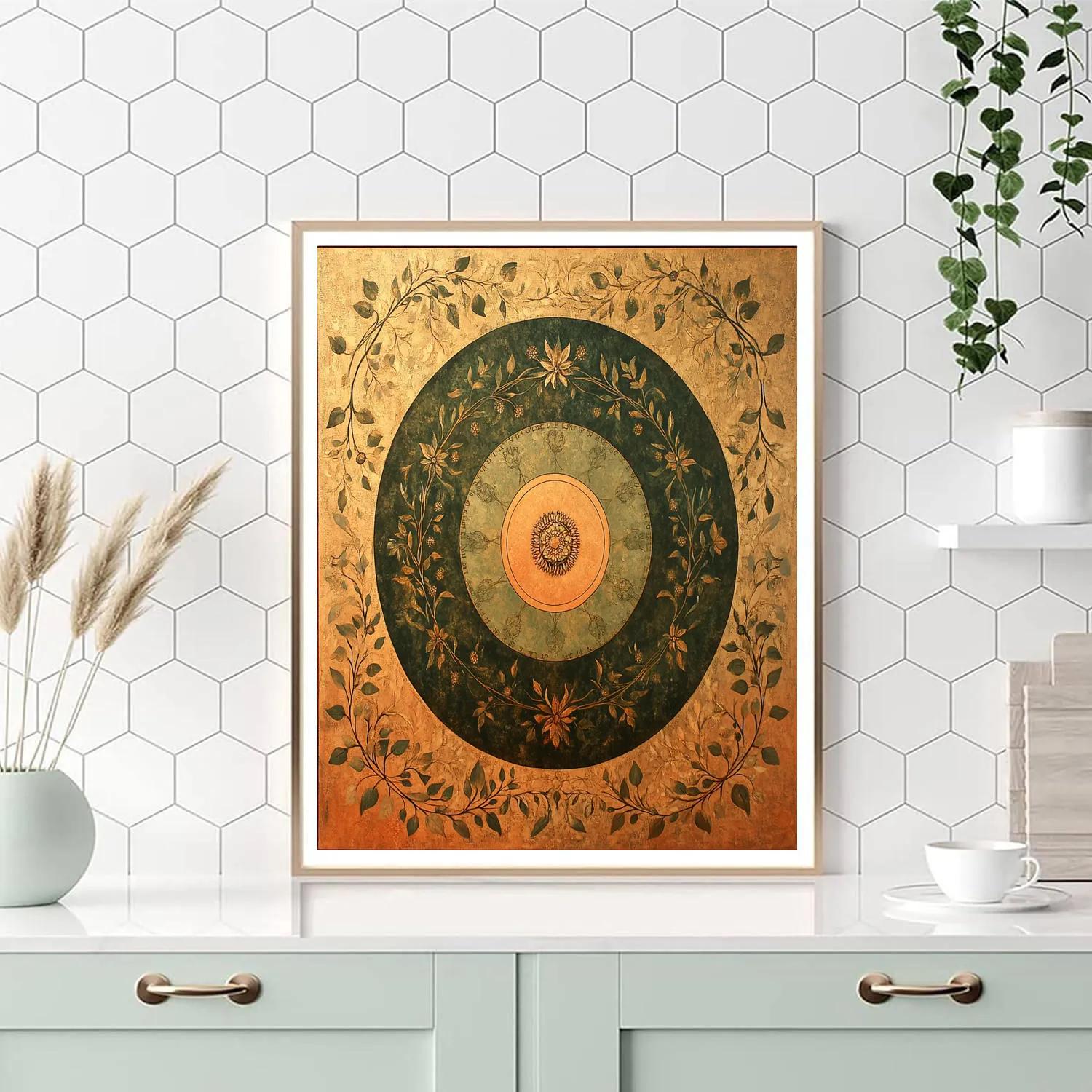 Gustav Klimt Inspired Time Garden DIY paint by numbers