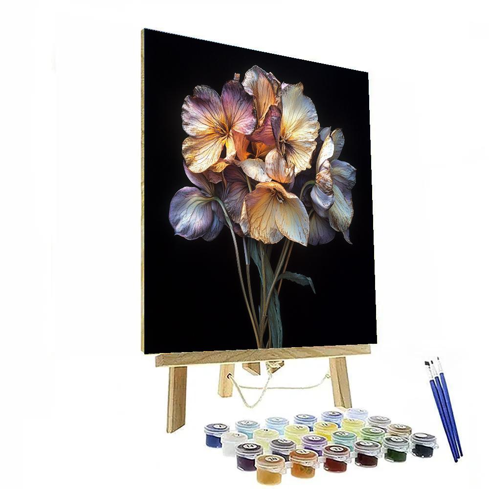 Caravaggio Inspired Memento Flora Number painting