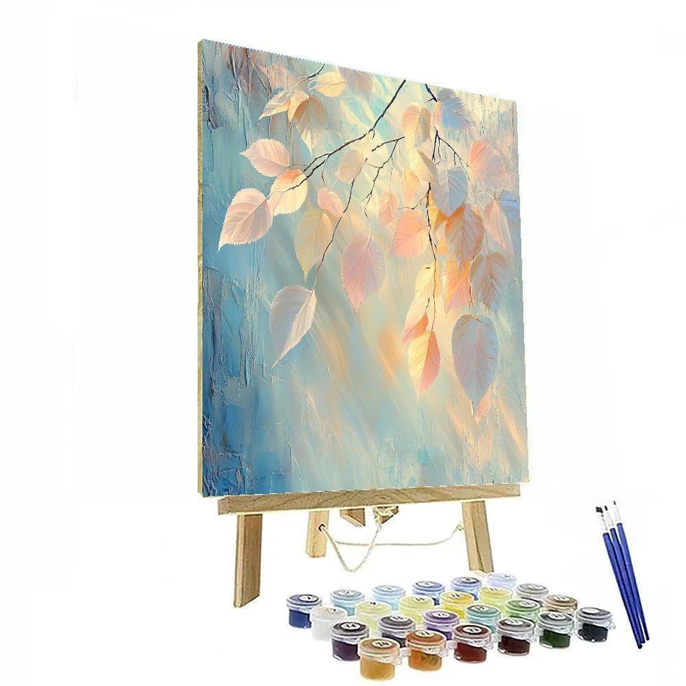 Edgar Degas Inspired Whispering Leaves paint by numbers