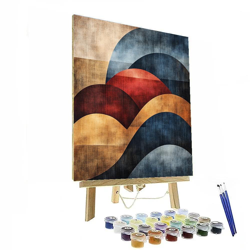 Paul Klee Inspired Celestial Rhythms Paint by numbers art