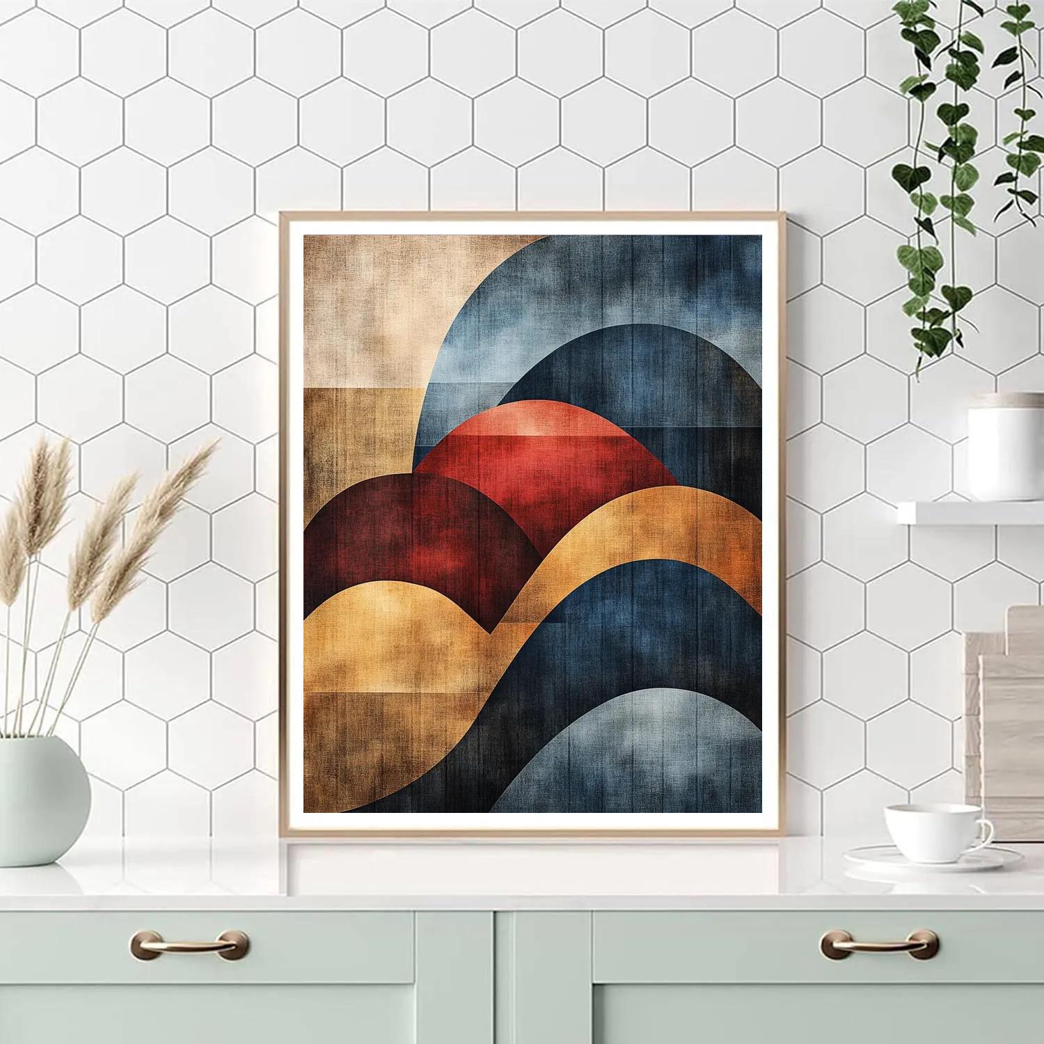 Paul Klee Inspired Celestial Rhythms Paint by numbers art