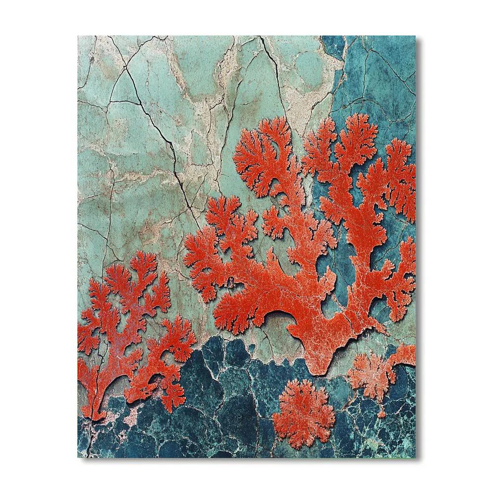 Michelangelo Inspired Celestial Reef Painting by numbers kit