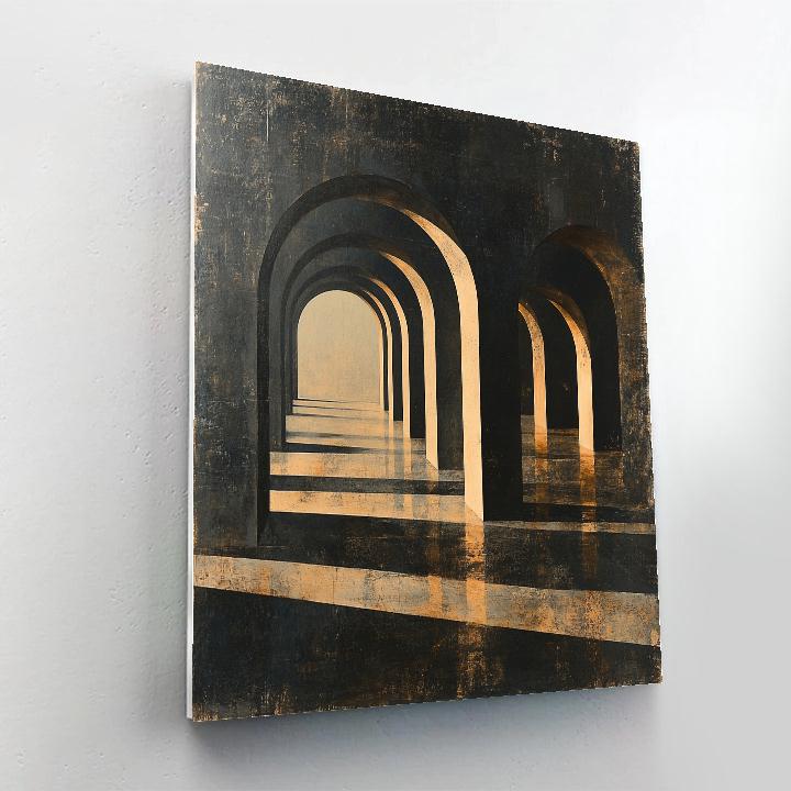 Michelangelo Inspired Meteor Archways Number painting