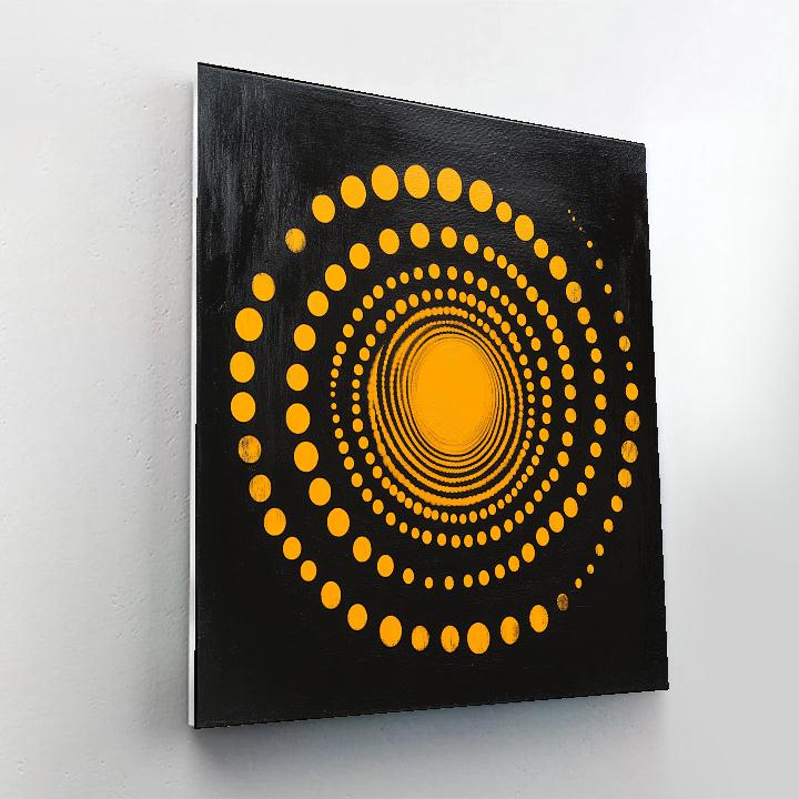 Yayoi Kusama Inspired Cosmic Clockwork Painting by numbers kit