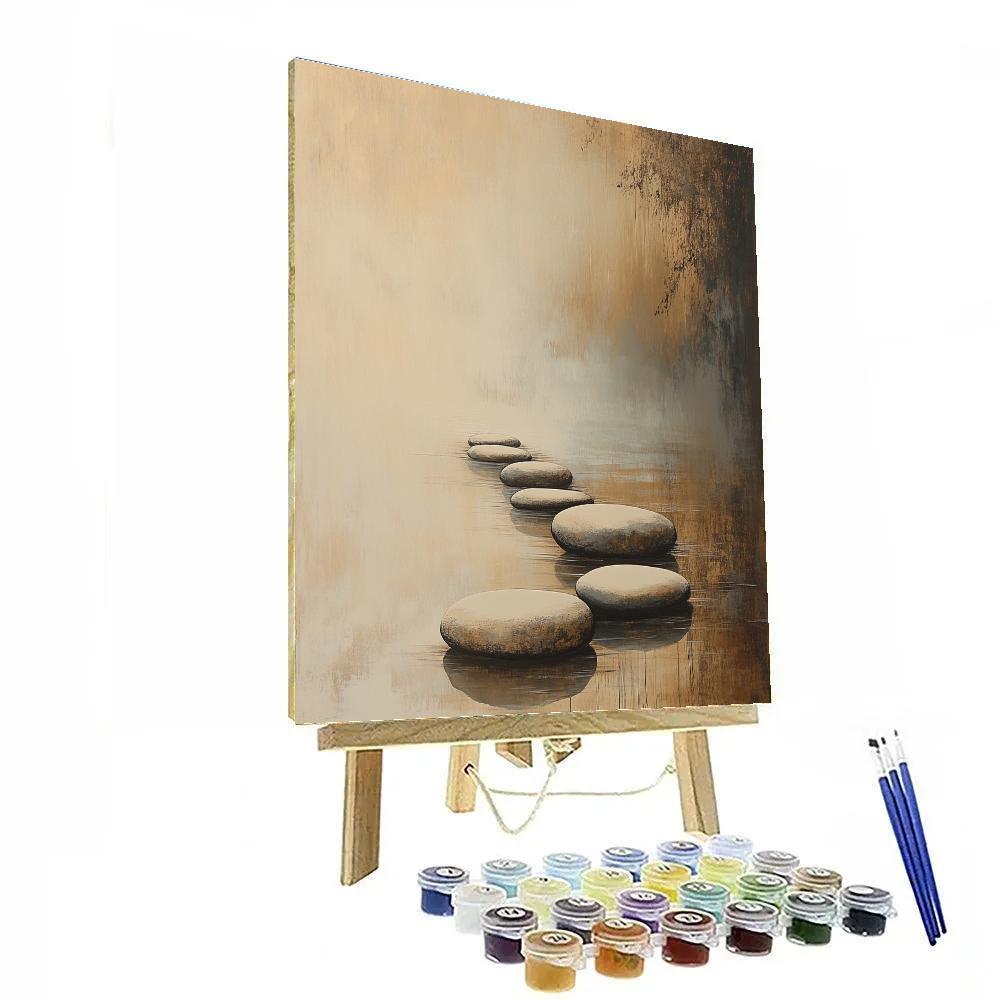 Zhao Mengfu Inspired Celestial Garden Of Stones paint by numbers