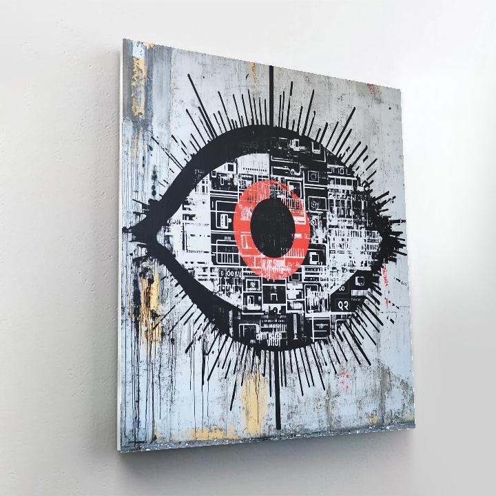 Banksy Inspired Surveillance Paint by numbers kits