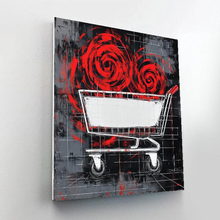 Banksy Inspired Consumer Void Paint by numbers art