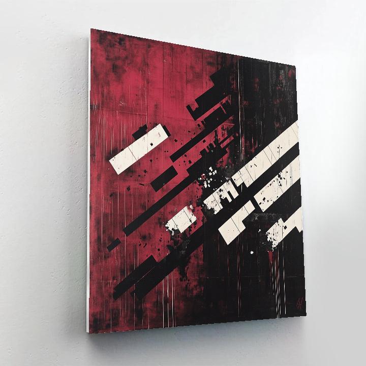 Banksy Inspired Digital Divide painting number kit
