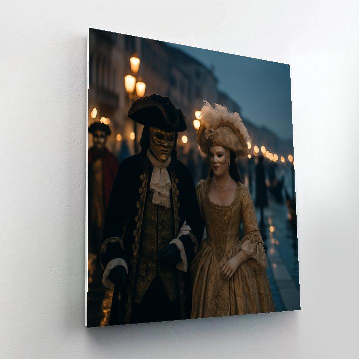 Venice Carnevale Masked Stroll Paint by numbers kits