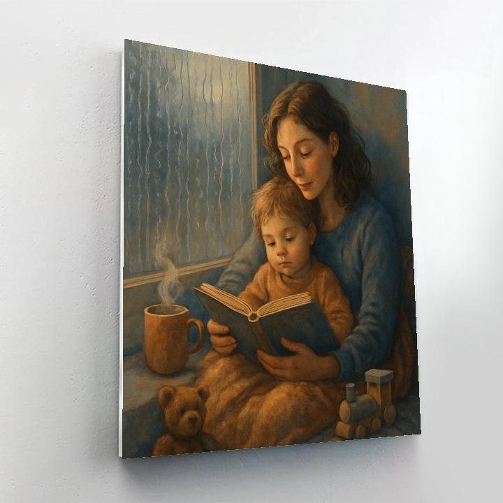 Rainy Window Storytime Numbered painting kits