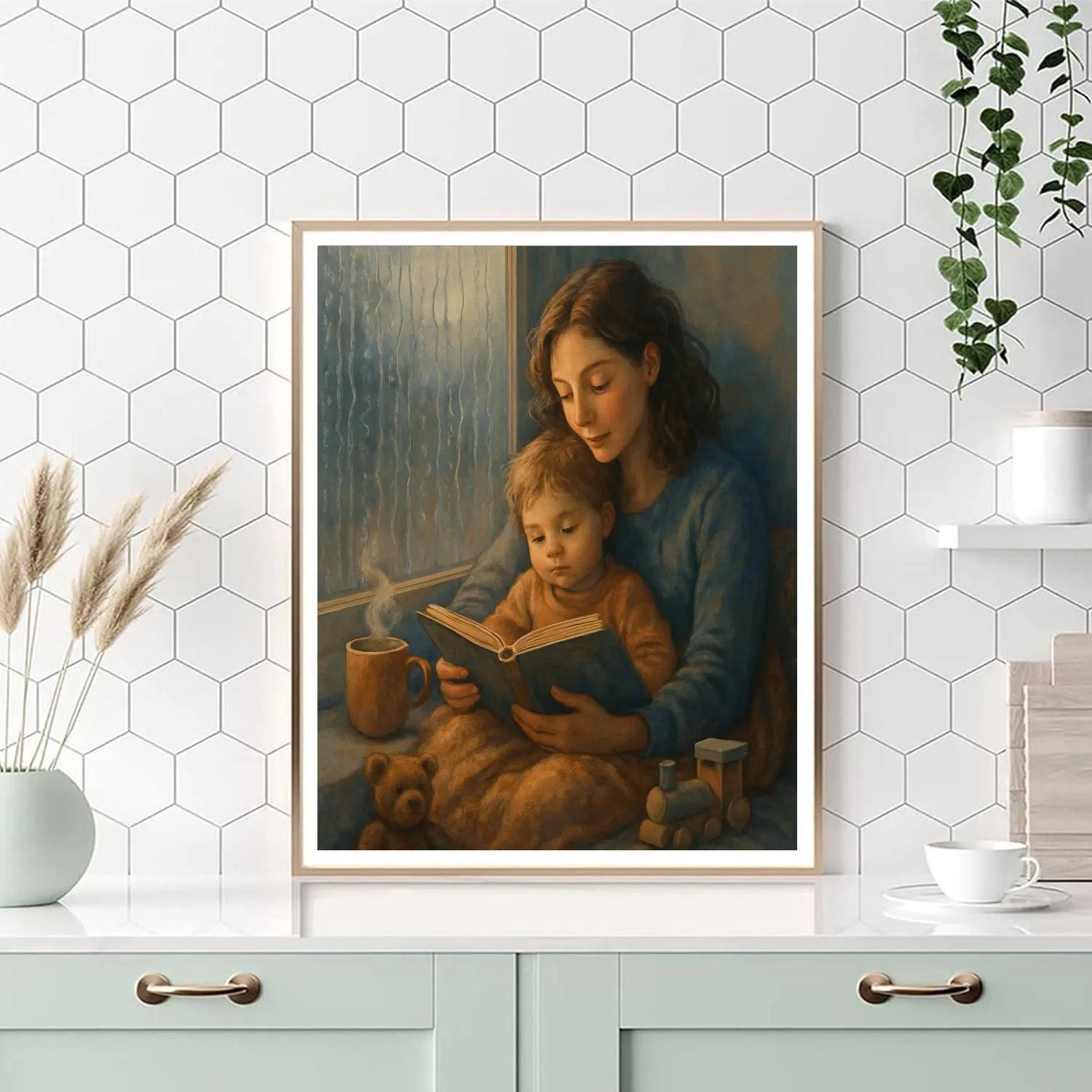 Rainy Window Storytime Numbered painting kits