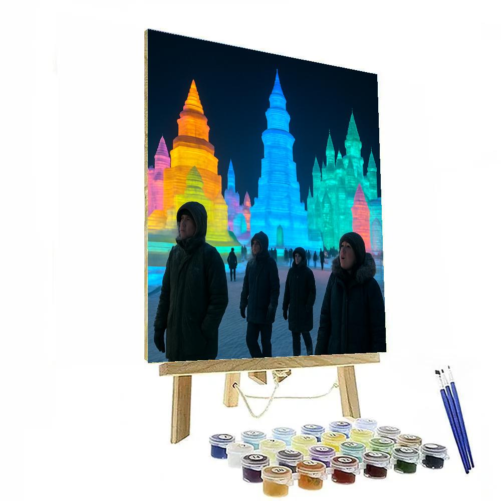 Harbin Ice And Snow Sculptures Numbered painting kits