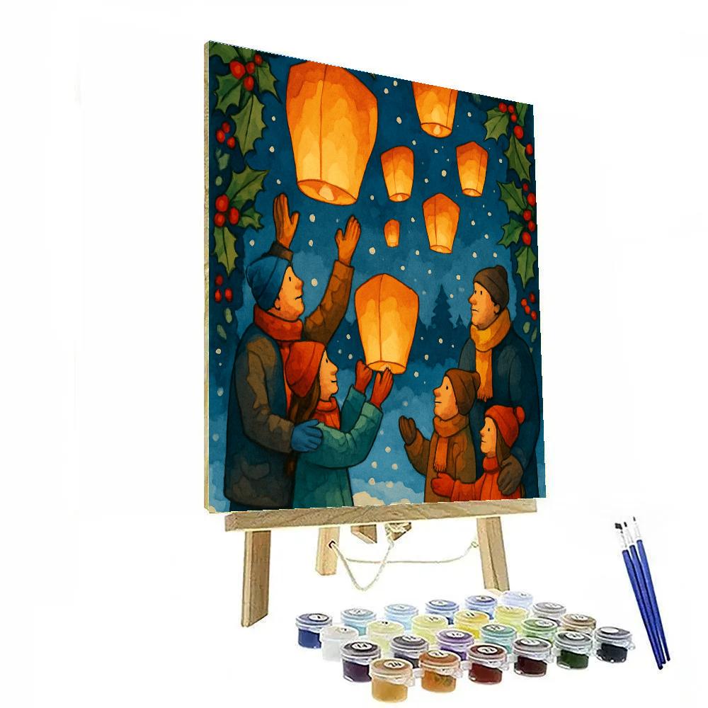Festival Of Lanterns DIY paint by numbers