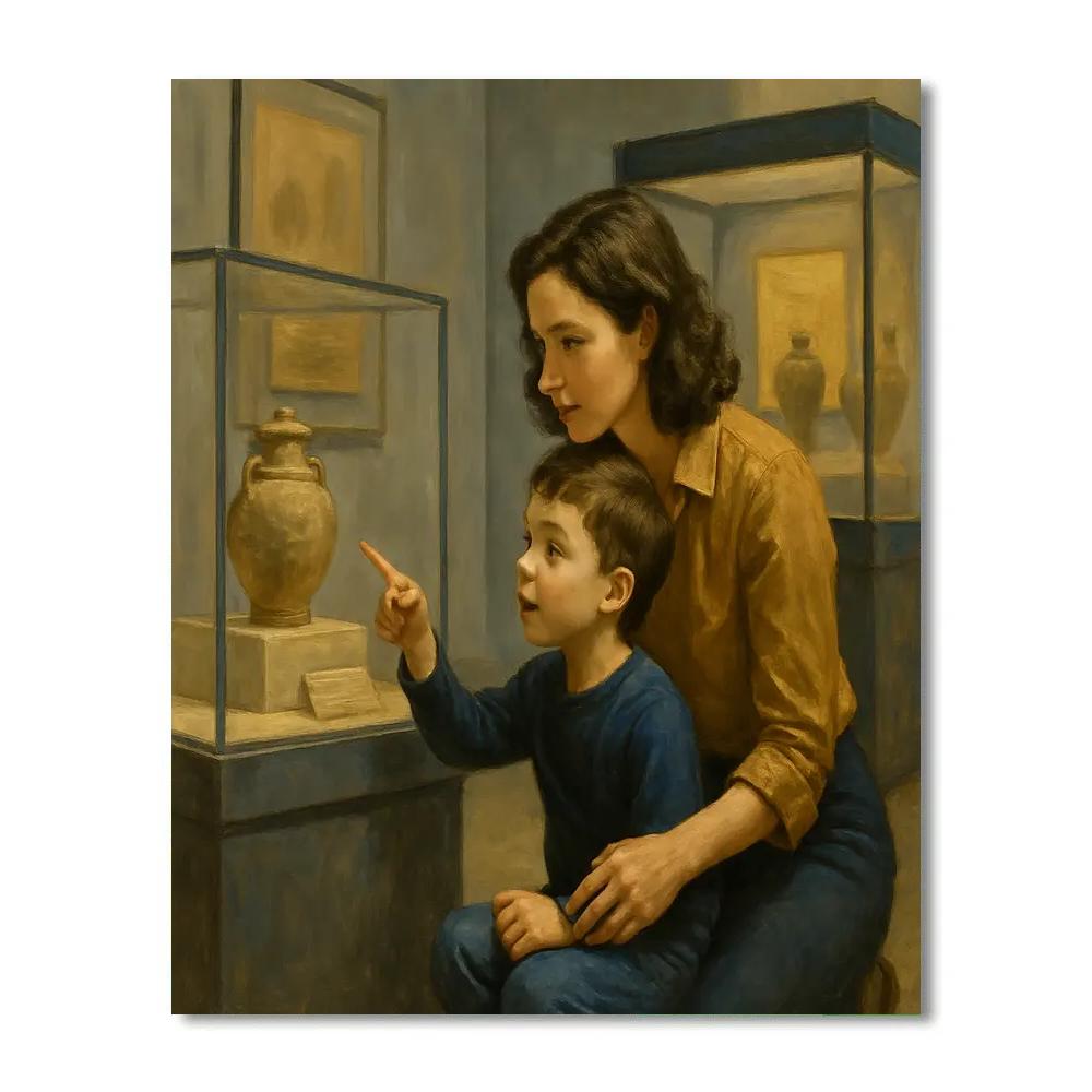 Museum Curious Hands paint by number