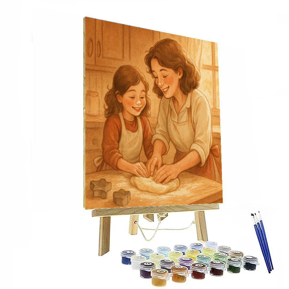 Quiet Kitchen Baking painting number kit