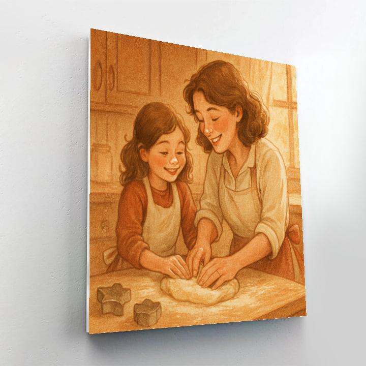 Quiet Kitchen Baking painting number kit