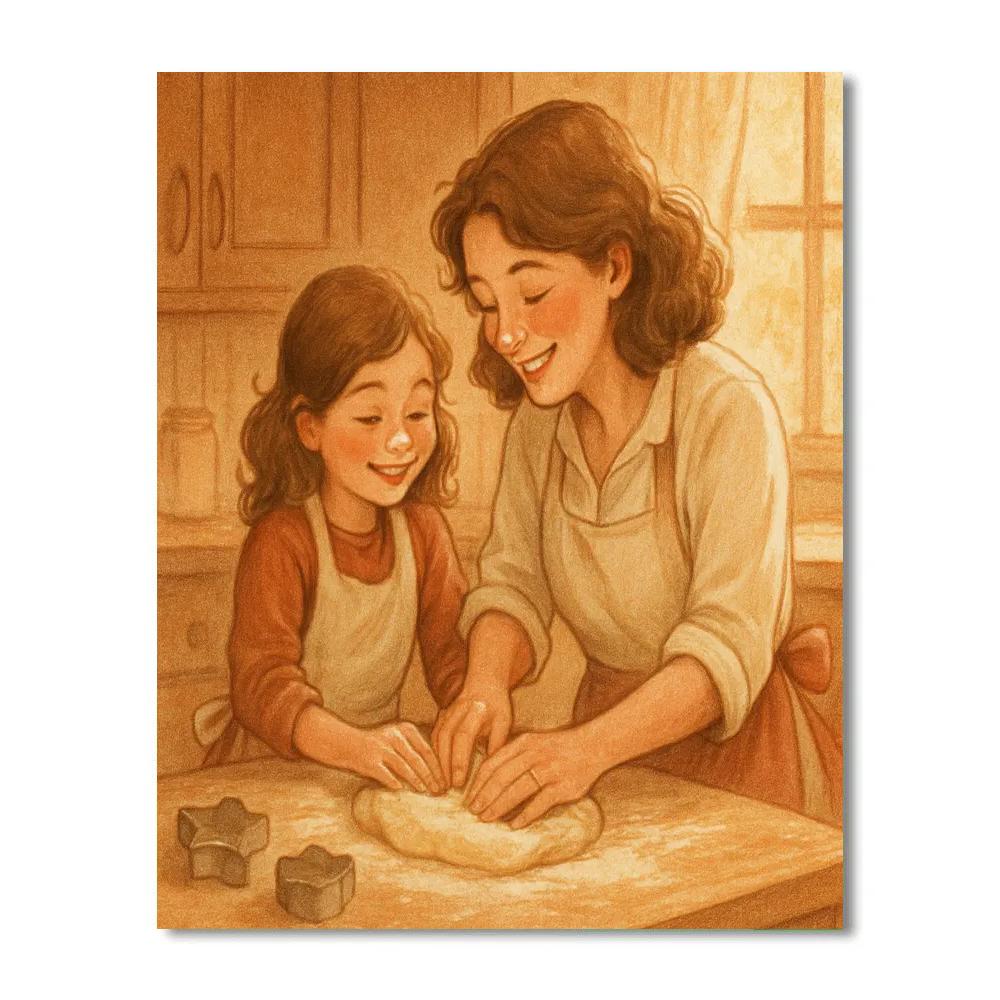 Quiet Kitchen Baking painting number kit