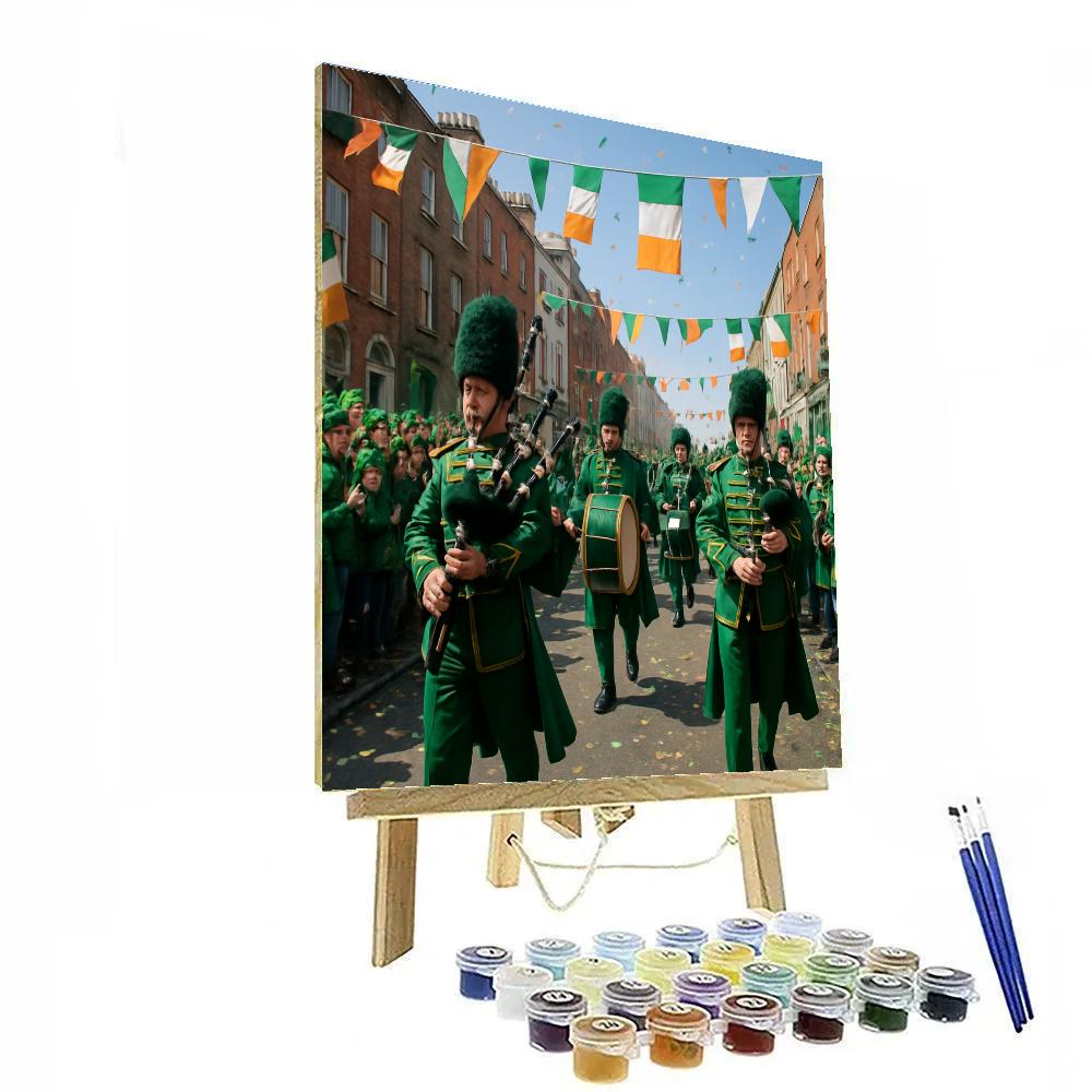 St. Patrick’s Day Parade In Dublin Paint by numbers art