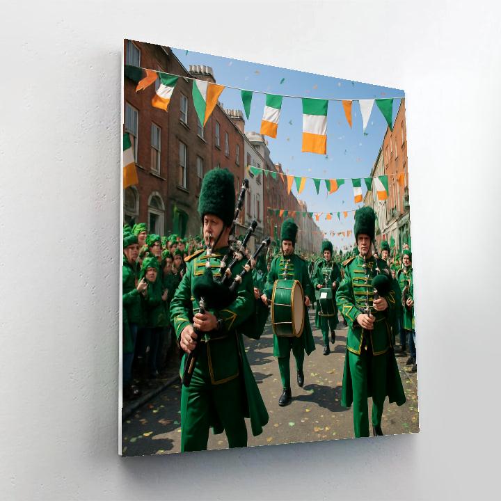 St. Patrick’s Day Parade In Dublin Paint by numbers art
