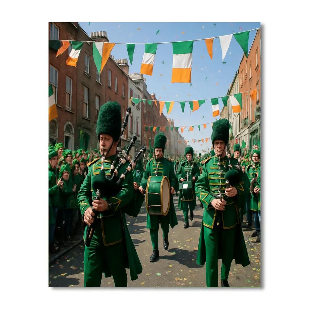 St. Patrick’s Day Parade In Dublin Paint by numbers art