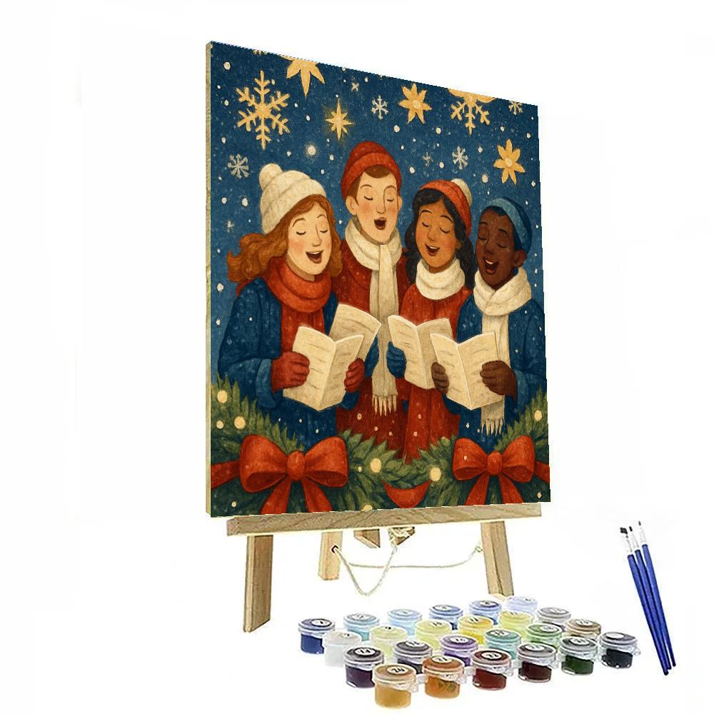 Starry Night Carol DIY paint by numbers