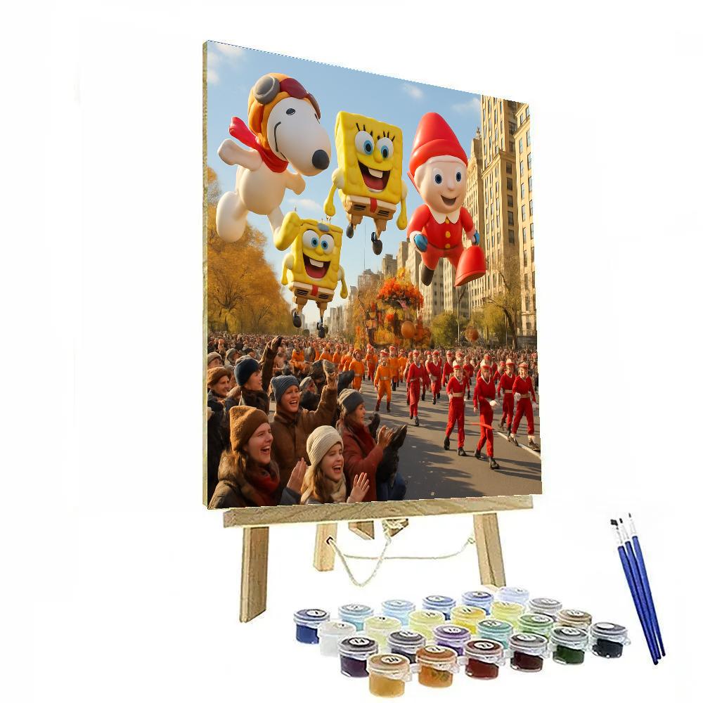 Thanksgiving Day Parade In New York City painting number kit