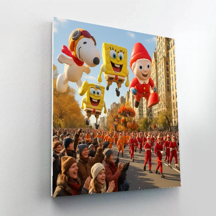 Thanksgiving Day Parade In New York City painting number kit
