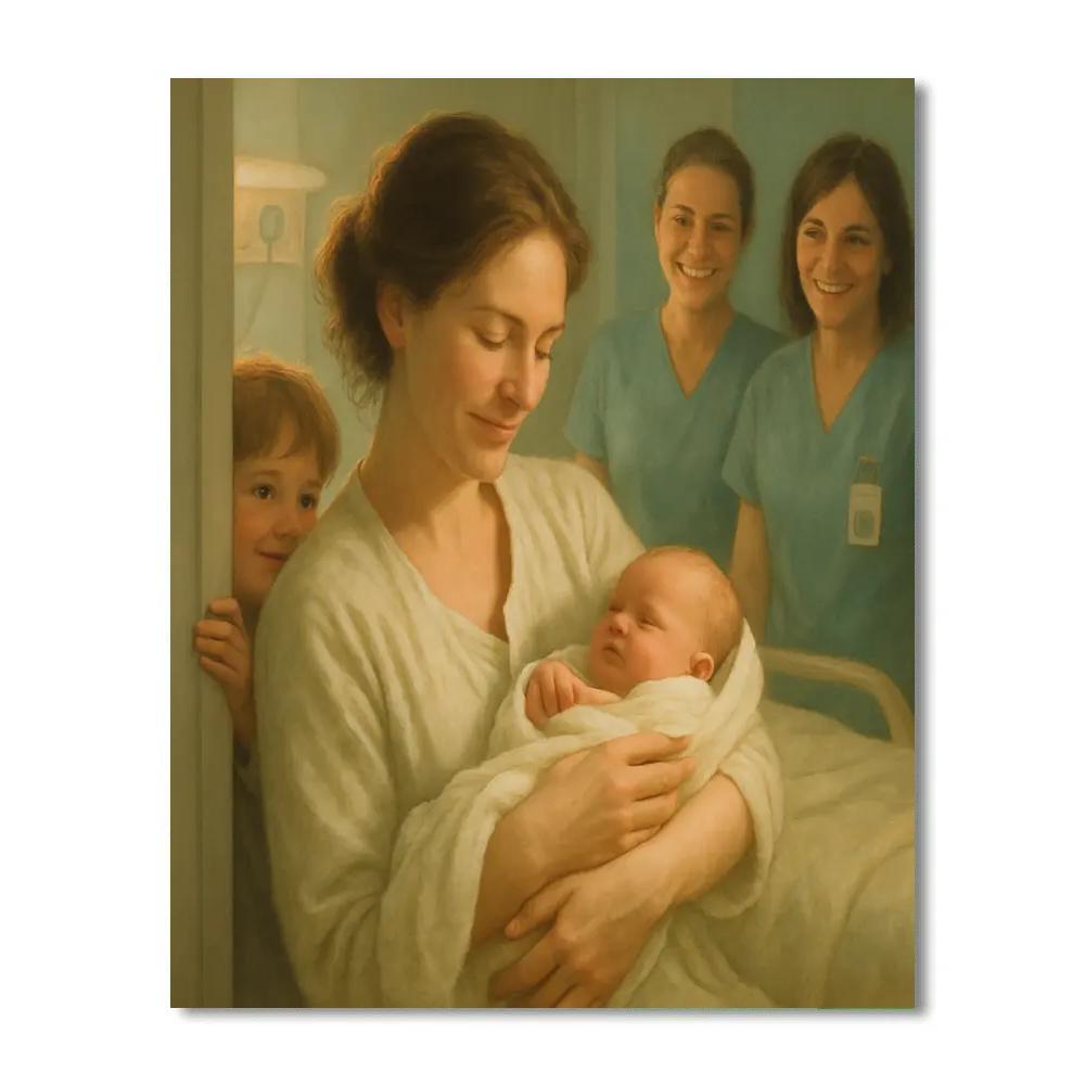 Quiet Hospital Celebration painting number kit